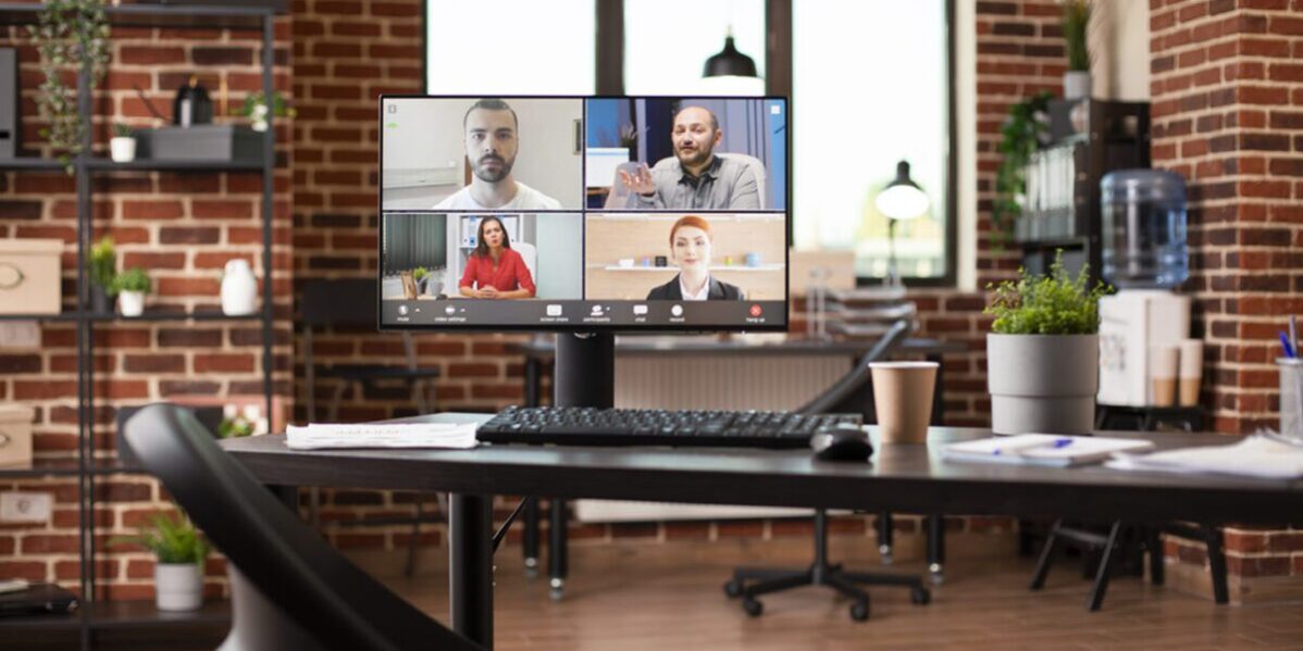 Online training in vacant startup office remote office solutions