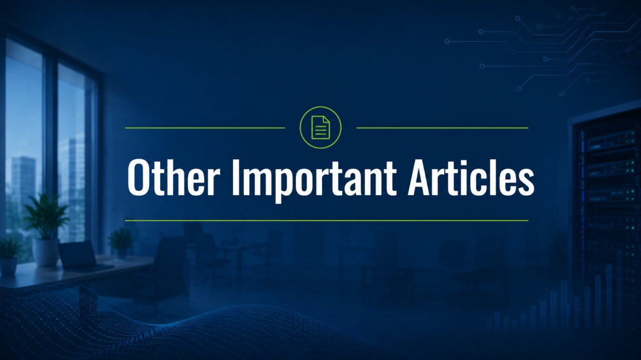 Other Important Articles